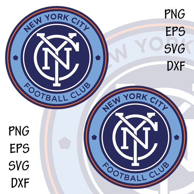 New York City Football Club Vector Art High Quality Png Eps Etsy