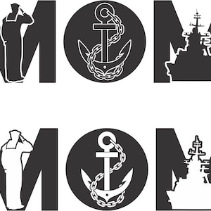 Navy Mom SVG