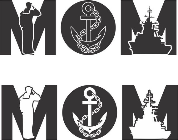Download Navy Mom SVG | Etsy