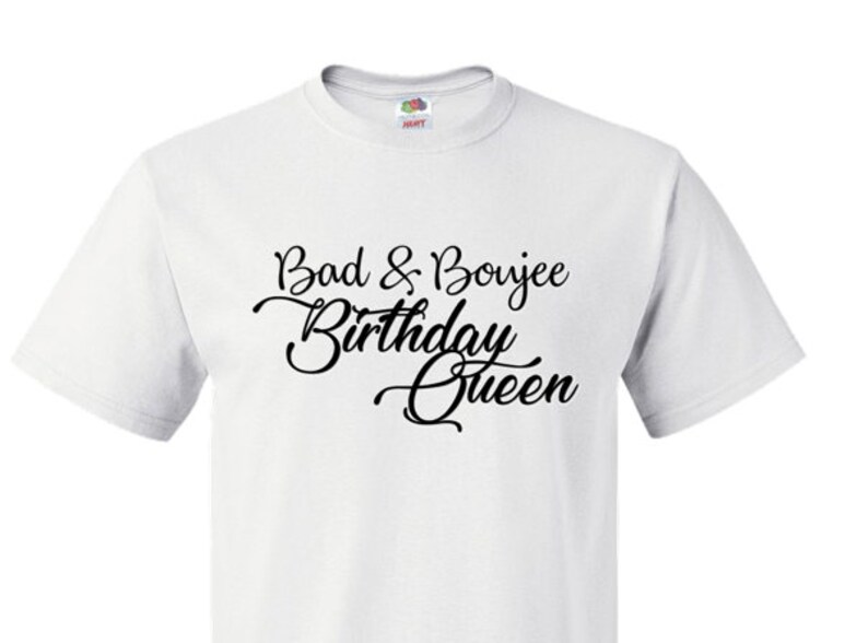 Download Bad & Boujee Birthday Queen Digital File PNG and PDF | Etsy