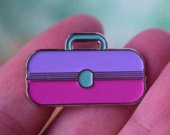 Caboodles Enamel Pin, Caboodles Makeup Case Enamel Pin | 80s and 90s Nostalgia