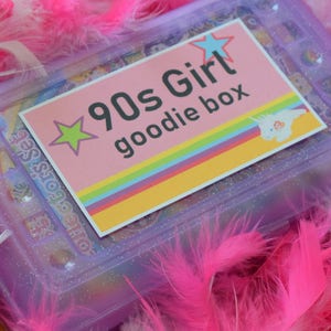 Choose Your Color Blast from the Past 90s Girl Goodie Box, 90s Mystery Box, Nostalgia Box