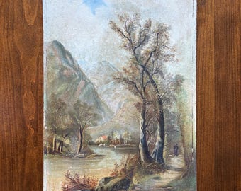 ニューヨーク絵画　リトグラフ フランス 絵画 風景画 版画 リトグラフ 荻須高徳 「4月の
