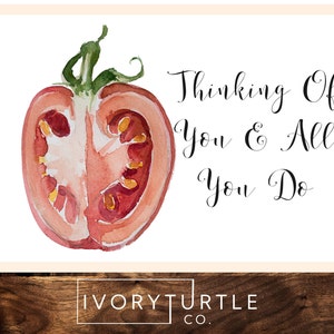 Thinking of You & All You Do Druckbare Karte - UNLIMITED PRINTABLE DOWNLOAD