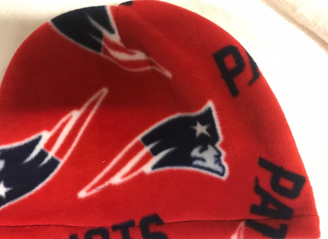 NFL New England Patriots Fleece Hat Etsy