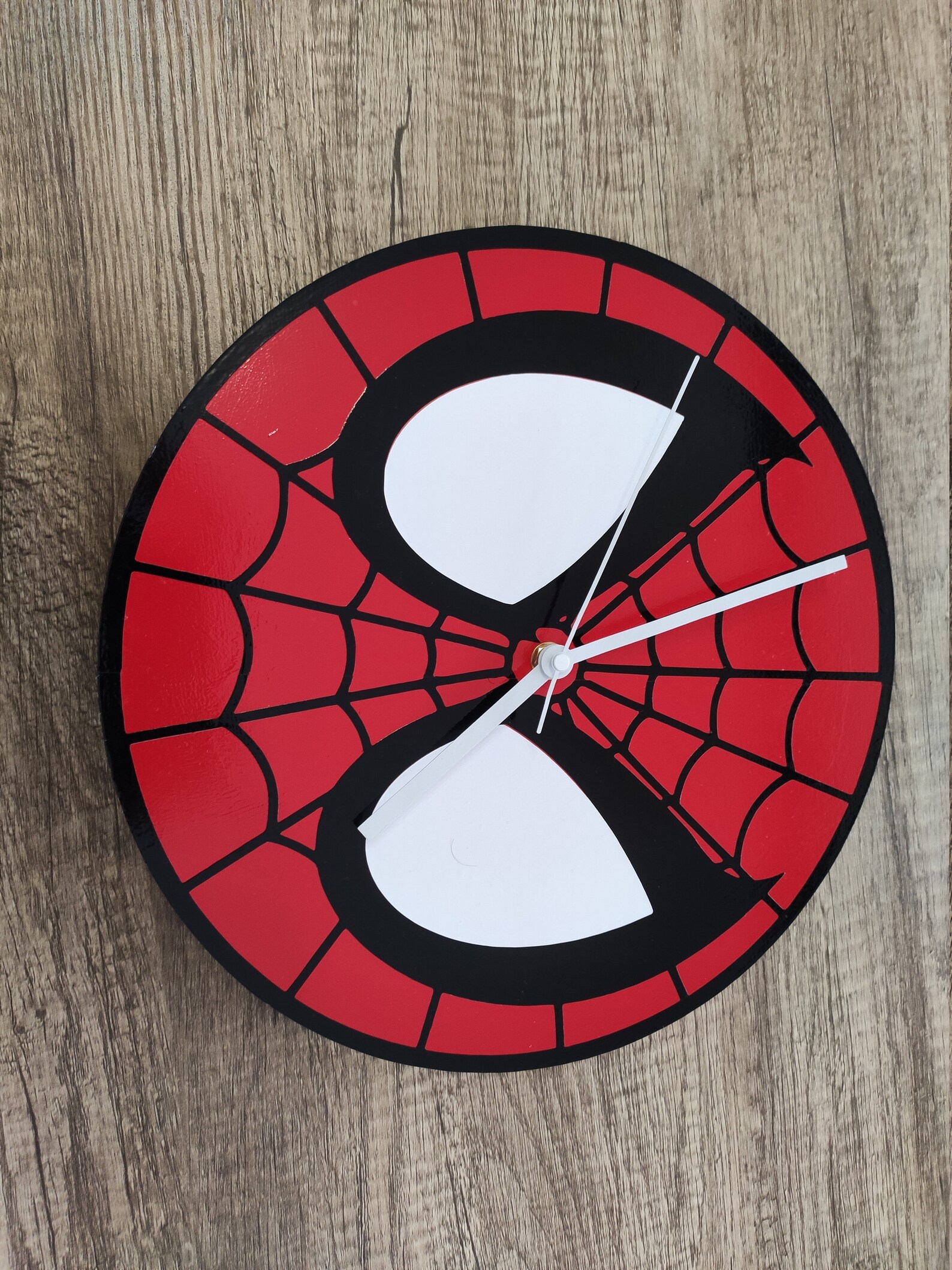 Spiderman Wall Clock Etsy