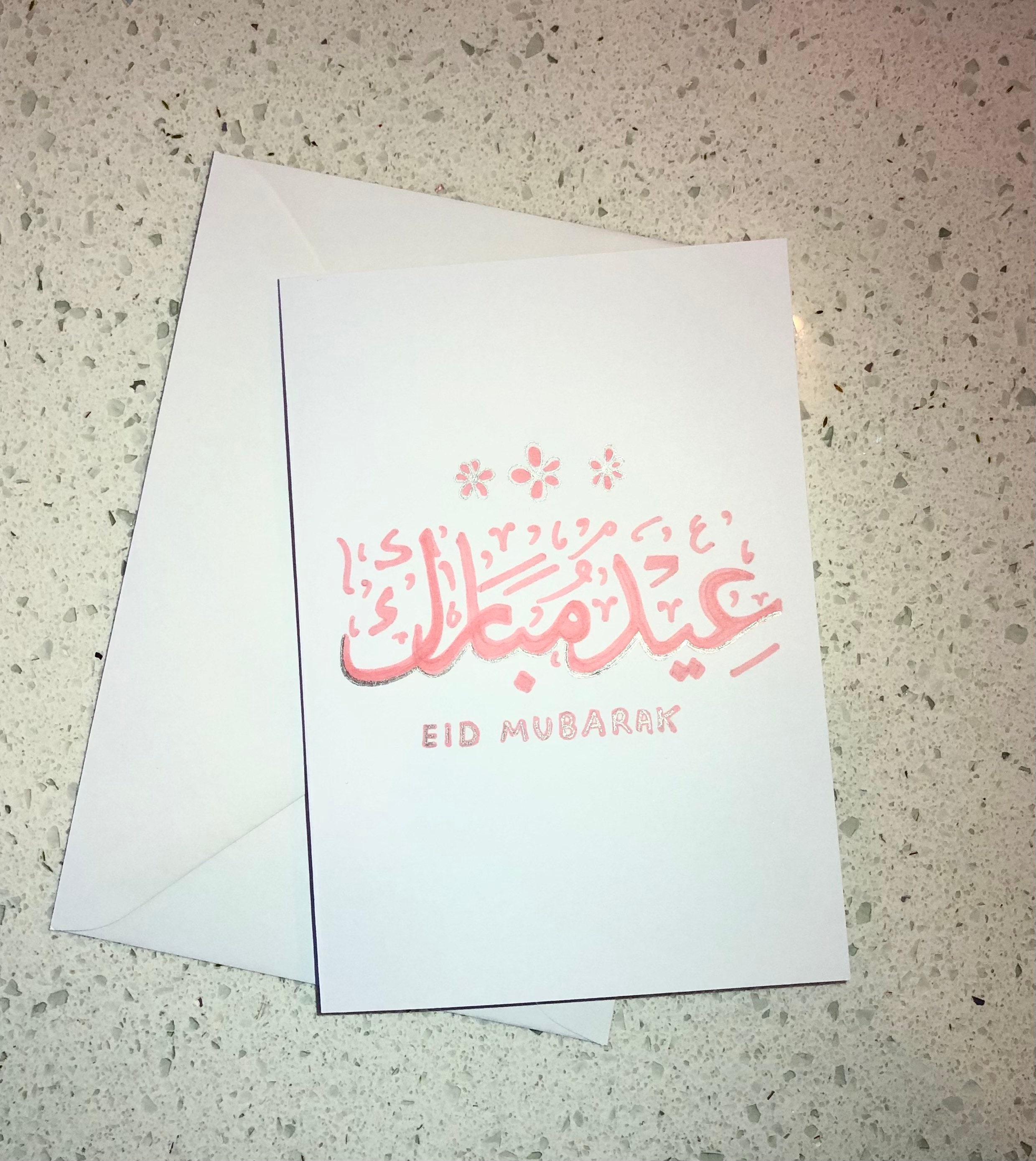 handmade eid mubarak card eid greeting cards pack of 4 a6