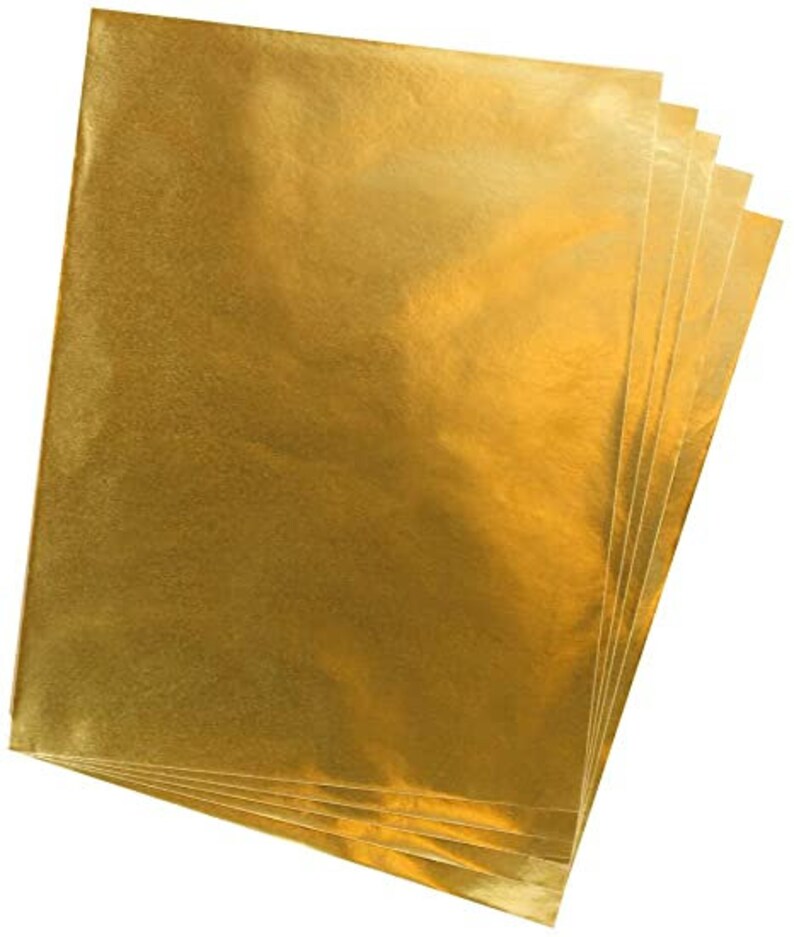 Gold Foil includes Textile Adhesive 12x12 Sheet Etsy