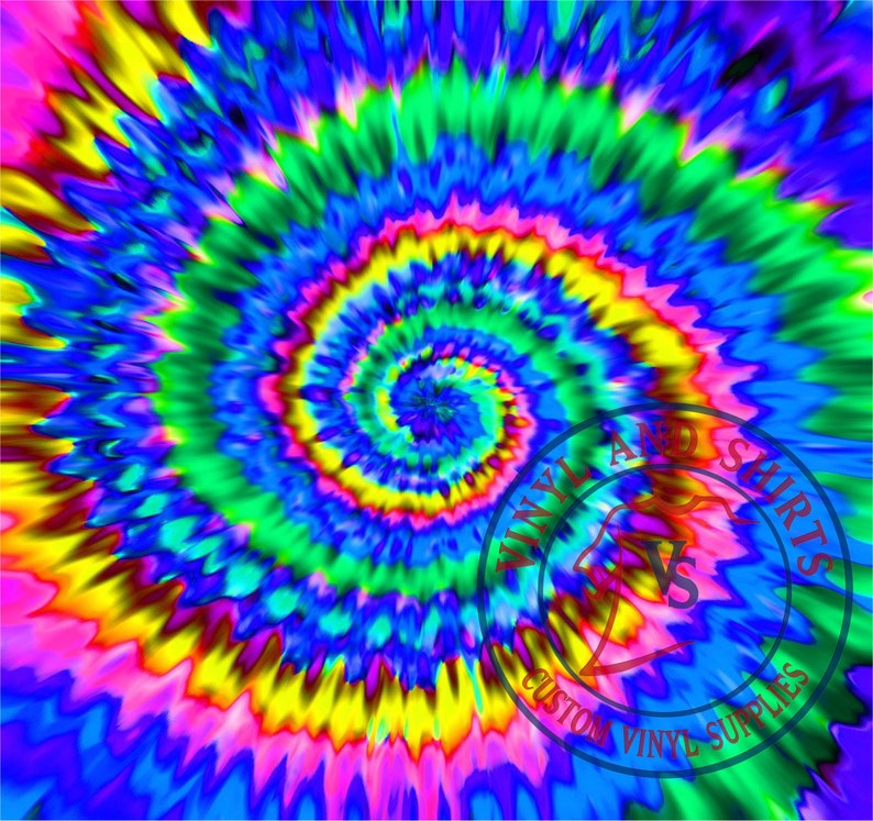 printed tie dye