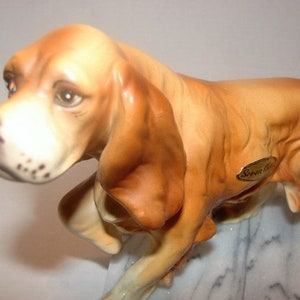 Vintage Seven China English / Irish Setter Dog Figurine Statue Ceramic~