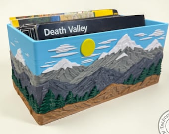 Deluxe Mountain Map Storage Box: NatGeo & Park Map Organizer