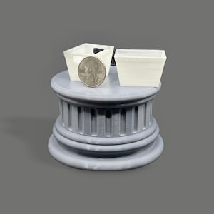 1:12 Scale Postal Tubs (pair) - Dollhouse scale miniature letter totes mail flats