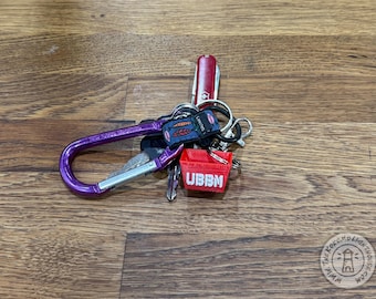 Mini Postal UBBM Keychain: 3D Printed Mail Carrier Gift