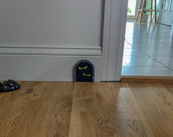 Miniature Doorway with Spooky Eyes