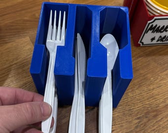 Plastic Utensil (silverware) Holder / Organizer 3d Printed