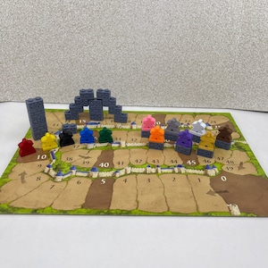 Carcassonne Meeple Block Scoring System