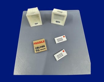 Building Block Postal Accessory Set: Diorama Mail Scene