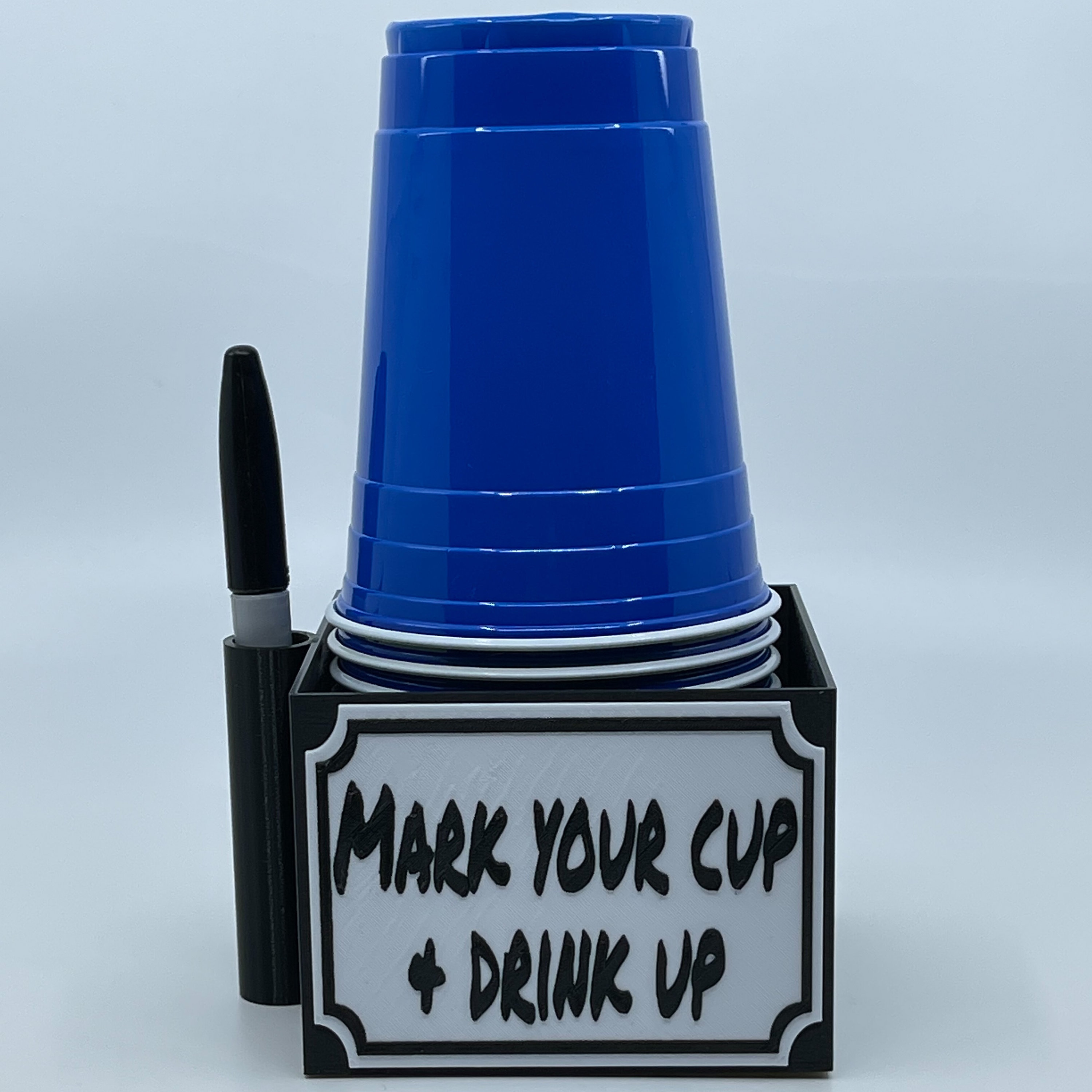 Solo Cup Holder Dispenser Wall Mounted With Marker Mount 18oz -  Finland
