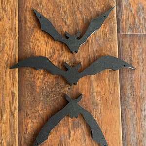 Bat Silhouettes Set of Three Wall Hangings 3D Printed