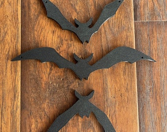 Bat Silhouettes Set of Three Wall Hangings 3D Printed