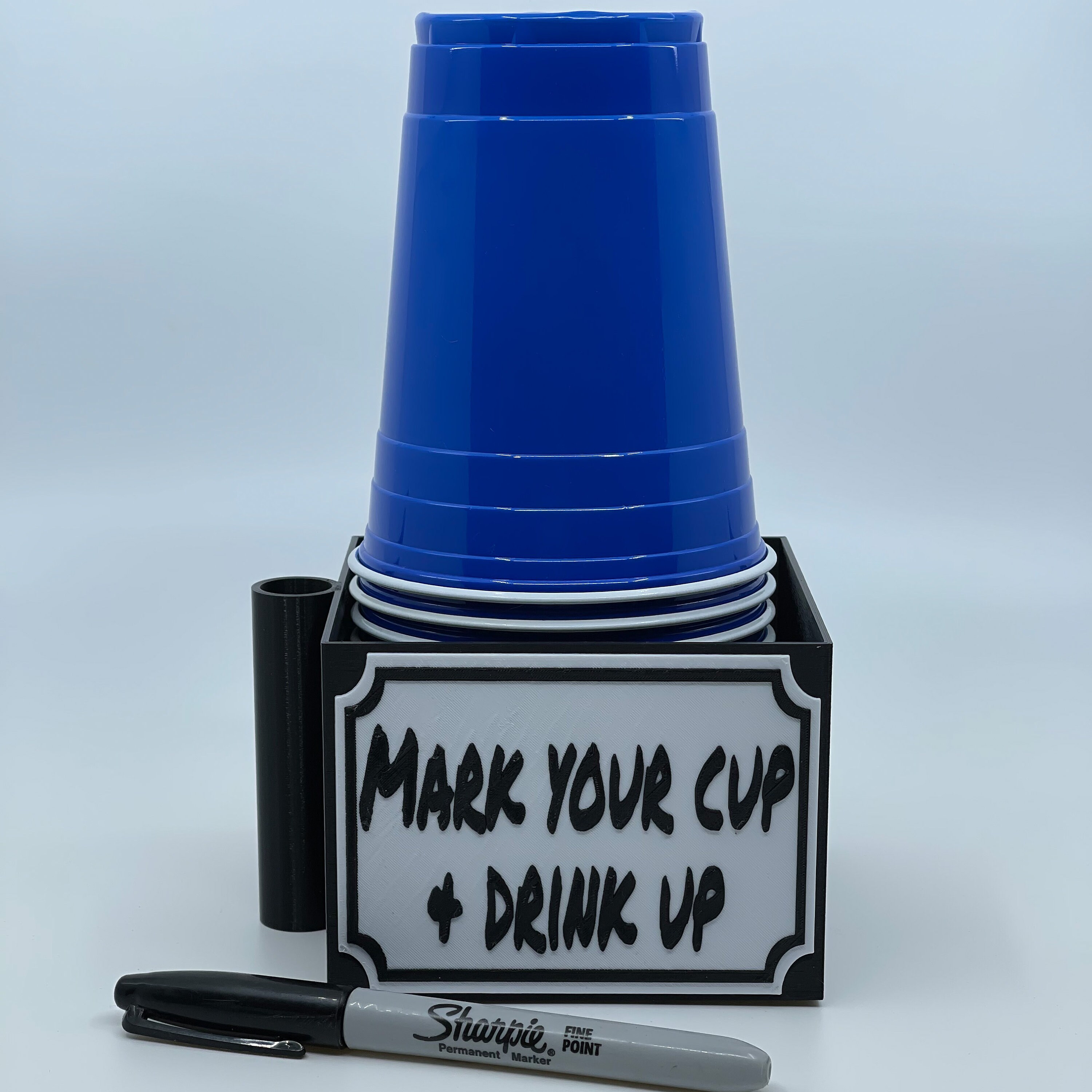 Solo Cup Holder With Marker Holder Etsy