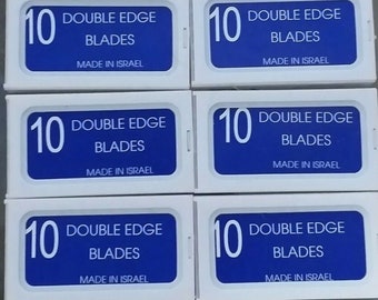 100 Crystal Israeli Personna Double edge razor blades