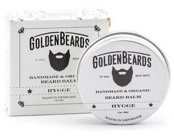 Organic Balm Hygge - NON Scented Beard Balm - Neutral Smell for Beards - Keep Grooming your Beard Without ANY smell. ALL Organic & Natural
