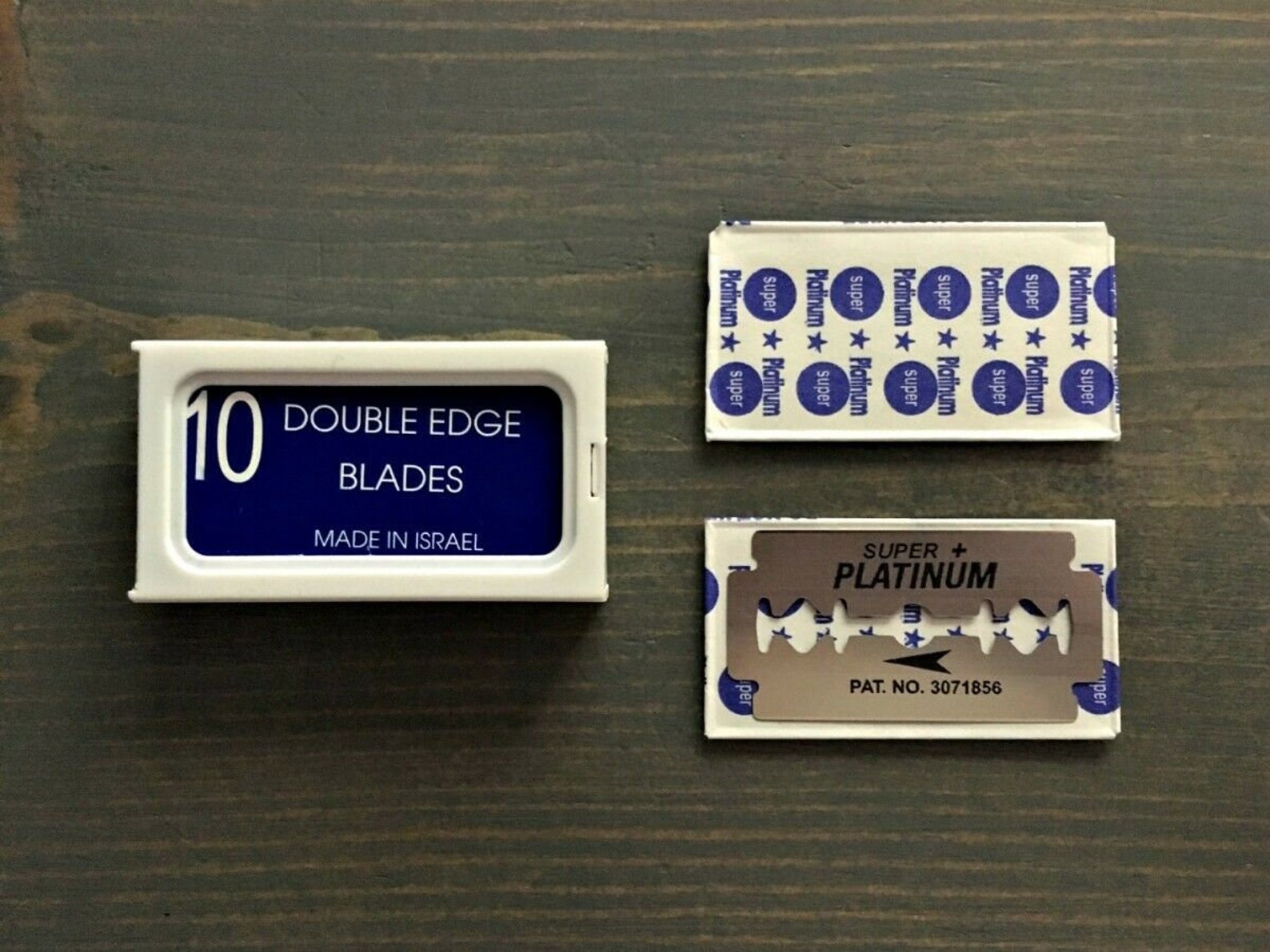 100 Crystal Israeli Personna Double Edge Razor Blades Etsy