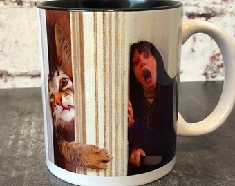 Funny Cat Mug, The Shining Movie, Overlook Hotel, Redrum, Cat Meme Coffee Mug, Horror Movie Gift, Cat Lovers Gift