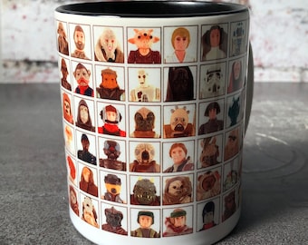 Star Wars Vintage 80s Kenner Toys Mug, Star Wars Toys From The Film, 80s Star Wars Figures, Star Wars Birthday Gift