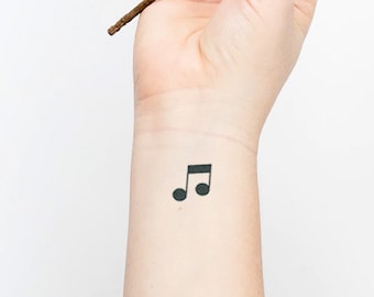Music Note Tattoo Etsy