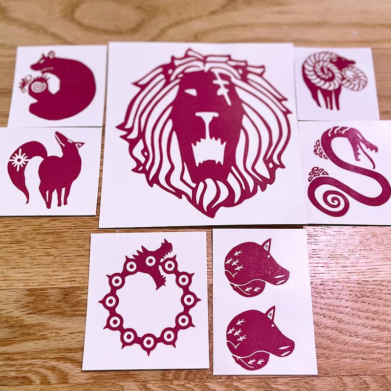 7 Deadly Sins Tattoos - Etsy