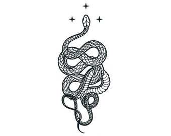 Serpent Tattoo Etsy