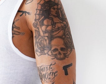 Chola Tattoo Etsy