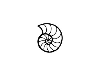 Shell Tattoo Etsy Shell Tattoo Etsy