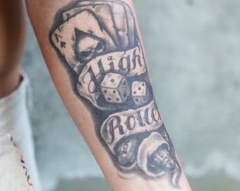 Gangster Tattoo Etsy