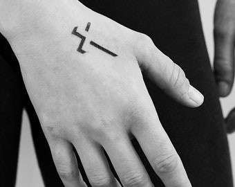 Small Cross Tattoo Etsy