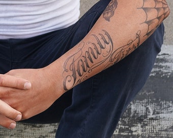 Gangster Tattoo Etsy