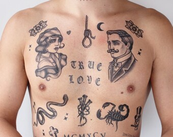 Vintage Tattoo Etsy