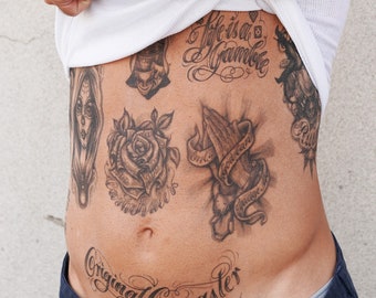 Gangster Tattoo Etsy