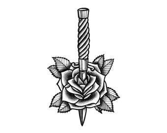 21 Savage Dagger Tattoo Png