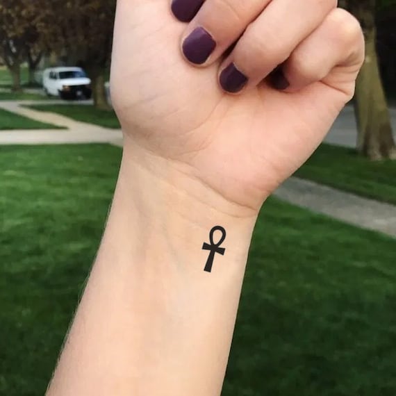 Buy Ankh Temporary Tattoo set of 2 Ankh Tattoo / Tiny Tattoo / Egyptian  Mythology / Religious Tattoo / Ancient Egypt Tattoo / Symbol Tattoo Online  in India - Etsy