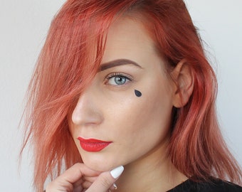 Teardrop Tattoo Etsy