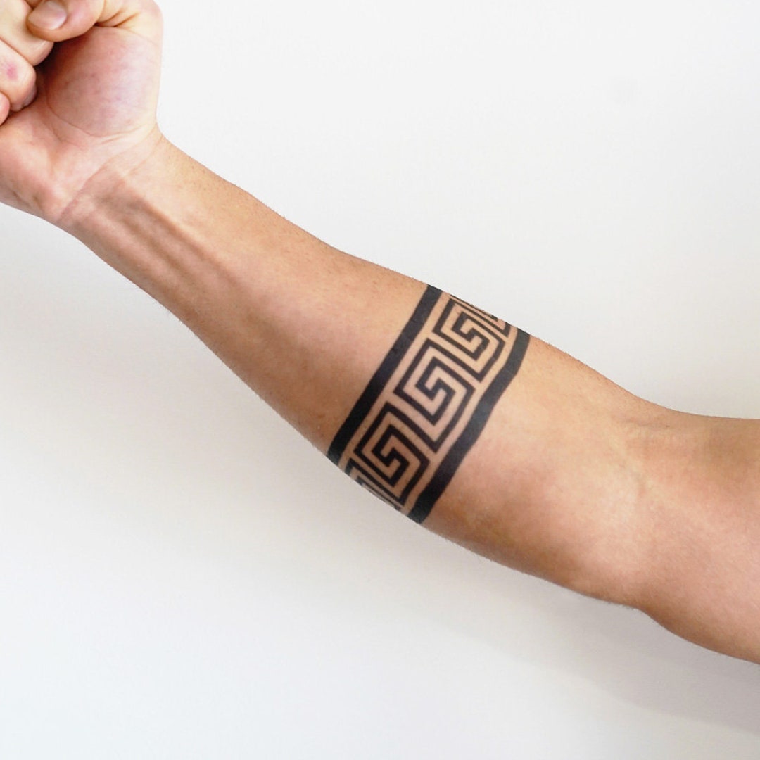 Buy Runic Arm Band Tattoo Armband Temporary Tattoo / Norse Online ...