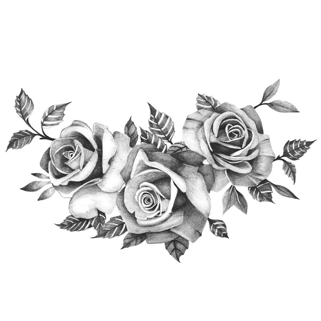 realistic tattoo roses