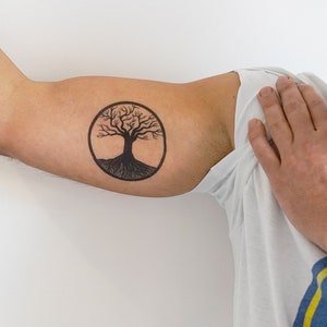 Tree of Life Circular Tree Tattoo / Tree of Life Temporary - Etsy New Zealand Tree of Life Circular Tree Tattoo / Tree of Life Temporary - Etsy New Zealand