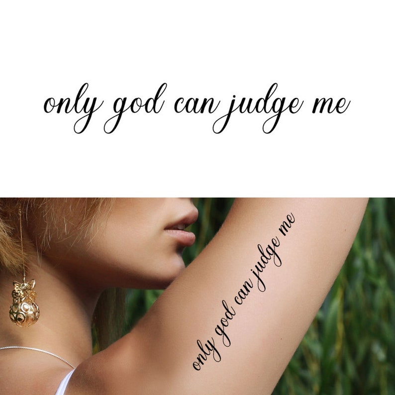 Only God Can Judge Me set of 2 Only God Can Judge Me Etsy
