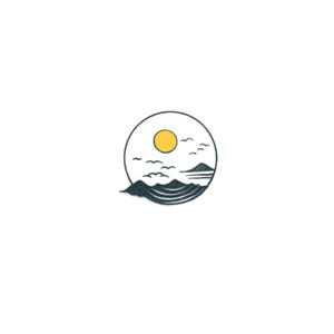 Tatuaje de sueño de excursionista: tatuaje minimalista de sol, tatuaje minimalista de montaña, tatuaje de pico de montaña, tatuaje circular, tatuaje al aire libre