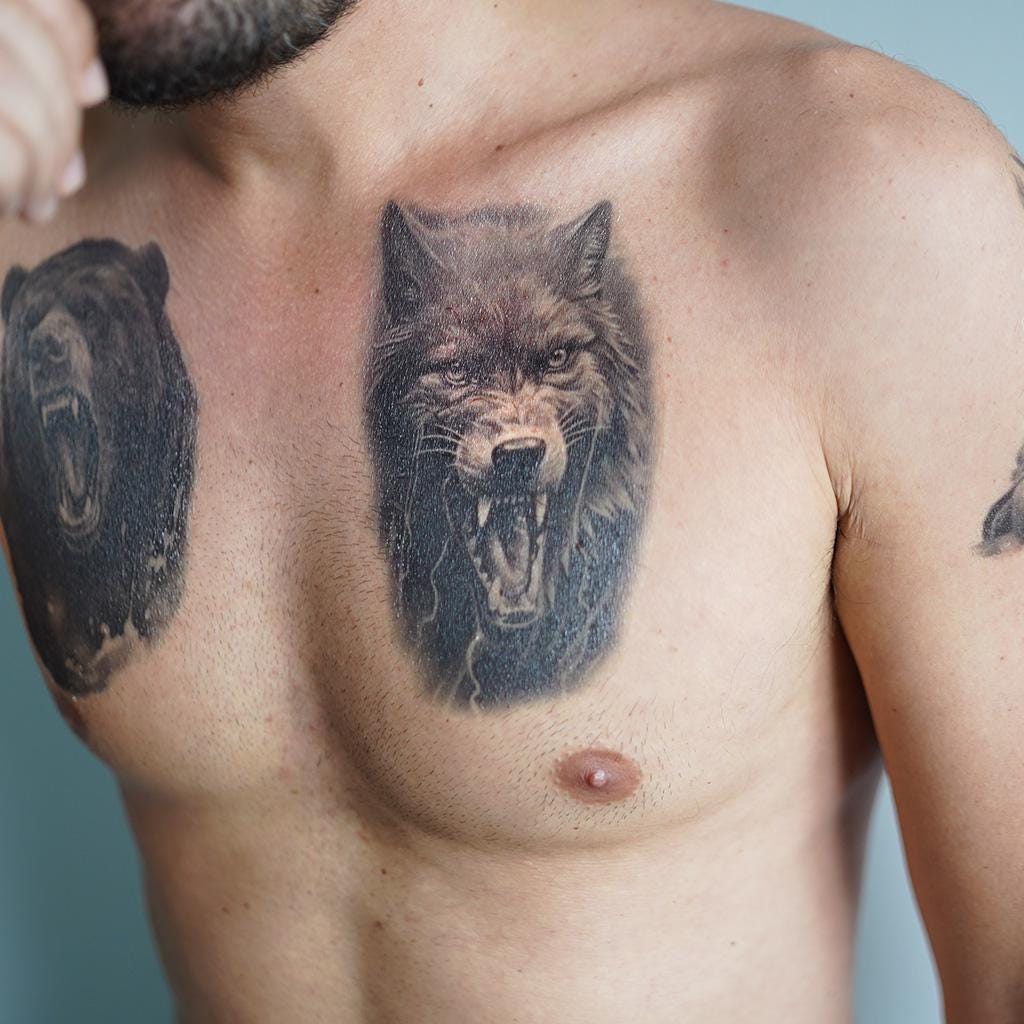 Wolf Tattoo - Wolf temporäres Tattoo / Wolf Arm Tattoo / Realistischer Wolf  Tattoo / Canidae Lupus Tattoo / Wolf Scary Tattoo / Vielfraß - Etsy  Österreich, image size:1024x1024