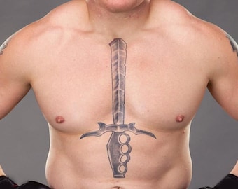 WWF ブロック・レスナー プロレス フィギュア タトゥー刺青 ボディー  